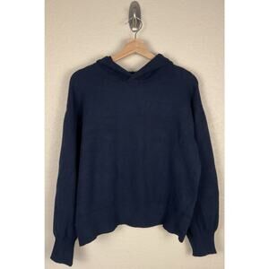 Free Assembly Hoodie W Medium Blue Lightweight Casual Athleisure Pullover